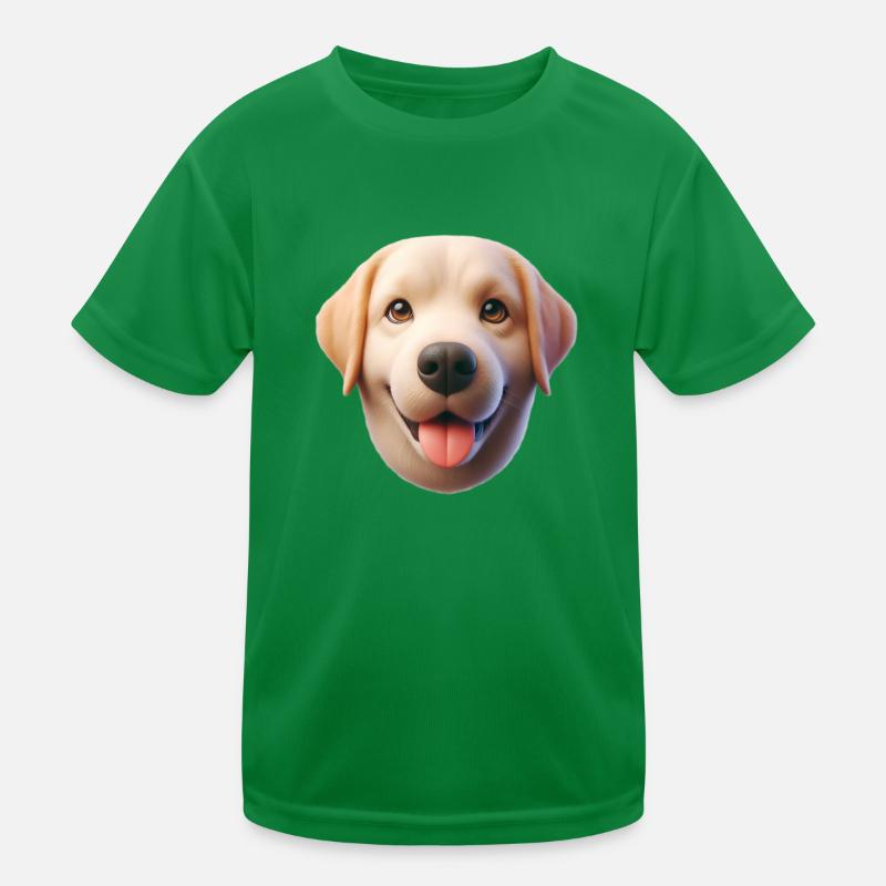 Tête de chien 1 T-shirt sport Enfant