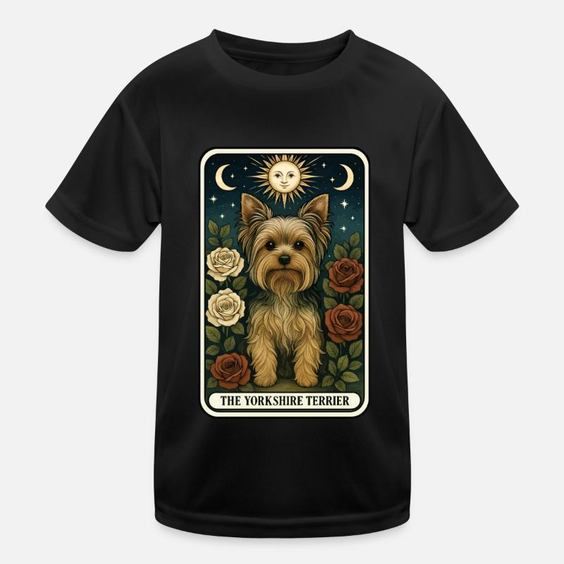 Yorkshire Terrier Kinder Funktions-T-Shirt
