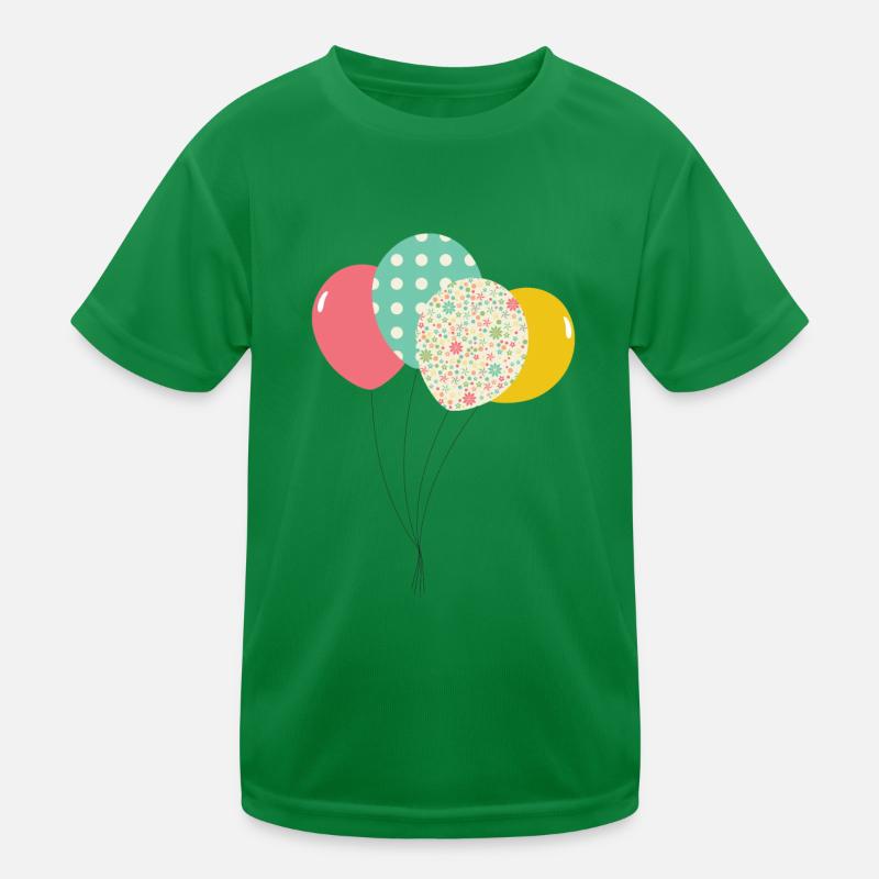 luftballons Kinder Funktions-T-Shirt