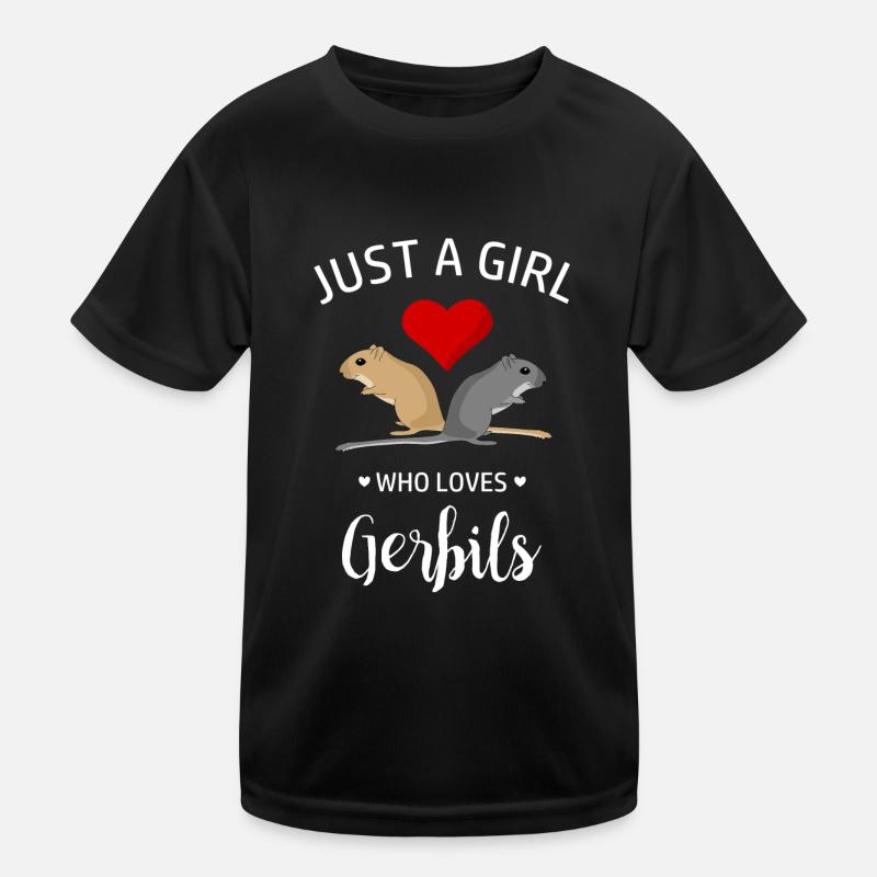 Gerbil Love - Gerbilles - Gerbilles - Souris T-shirt sport Enfant
