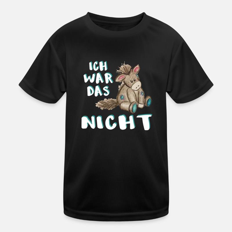 Süßer Esel, ich war das nicht Esel Kinder Funktions-T-Shirt