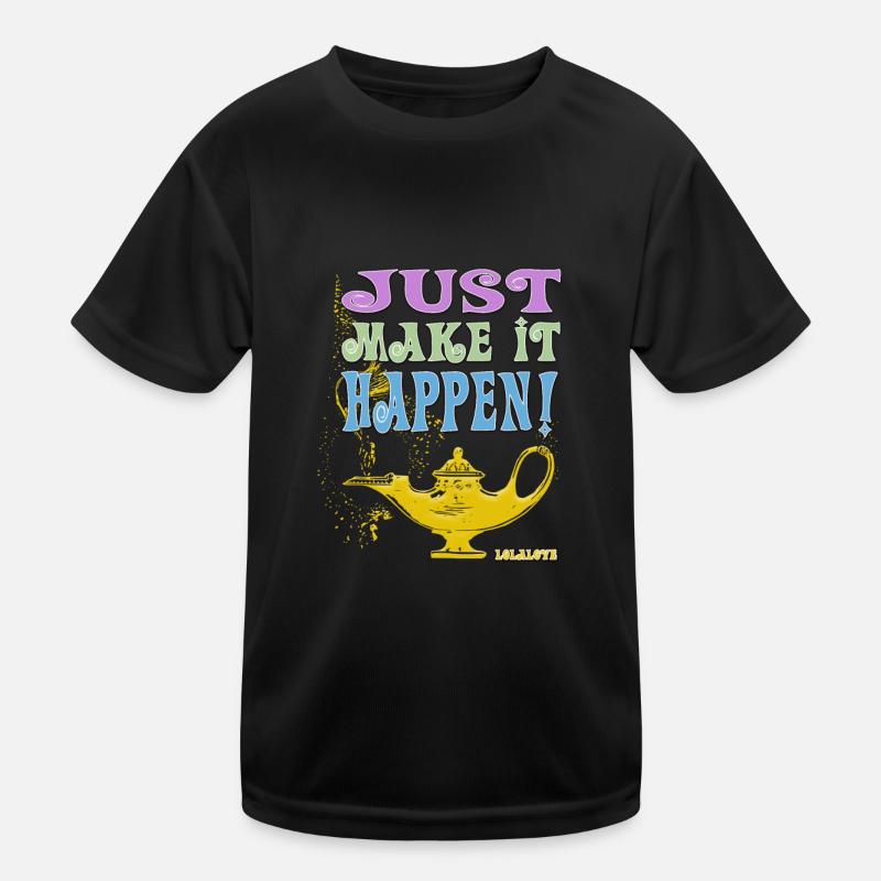 JUST make it happen! Kinder Funktions-T-Shirt