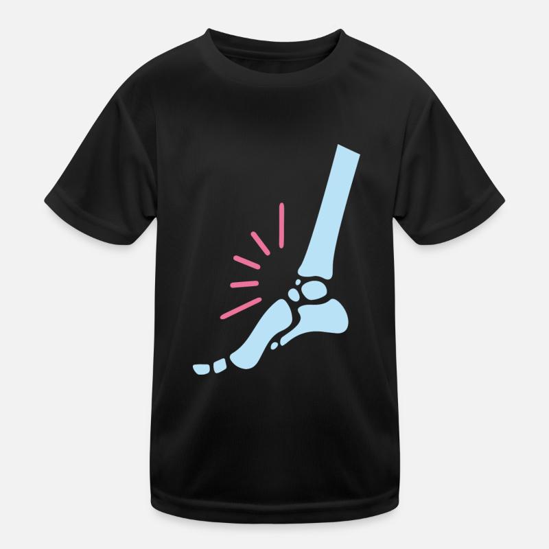 Fußschmerz Kinder Funktions-T-Shirt