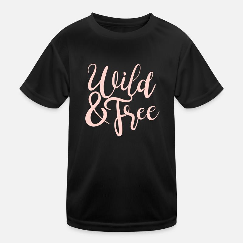 Wild and Free Kids Functional T-Shirt