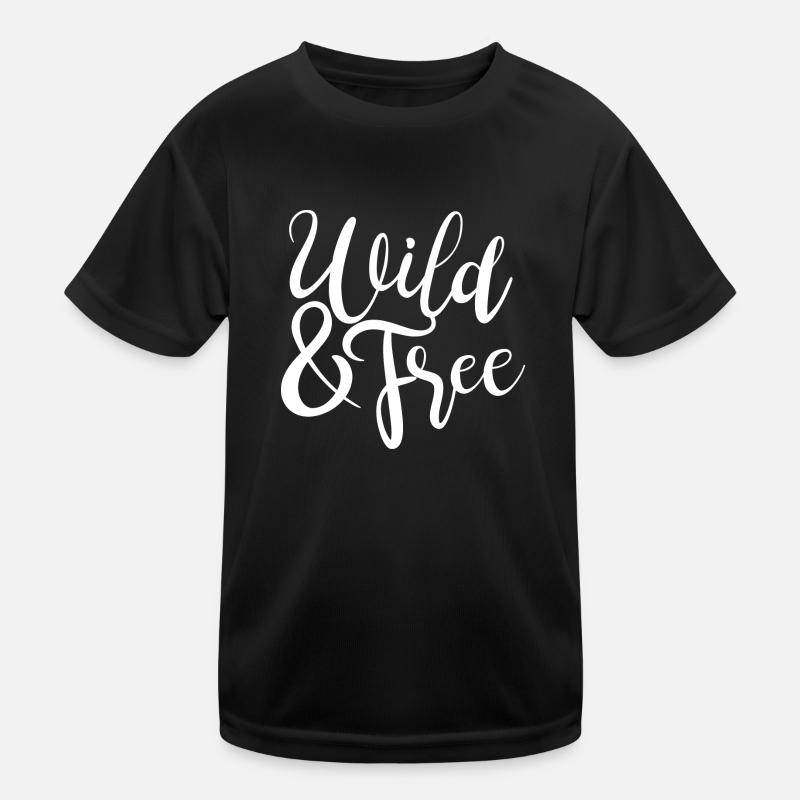 Sauvage et libre T-shirt sport Enfant