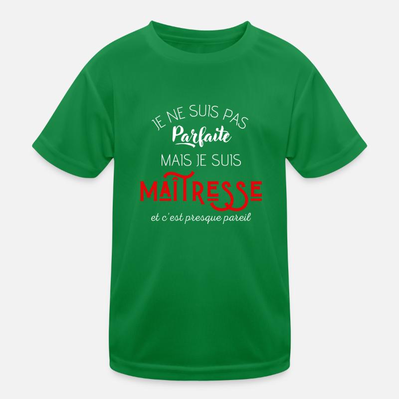 Pas parfaite mais maîtresse T-shirt sport Enfant