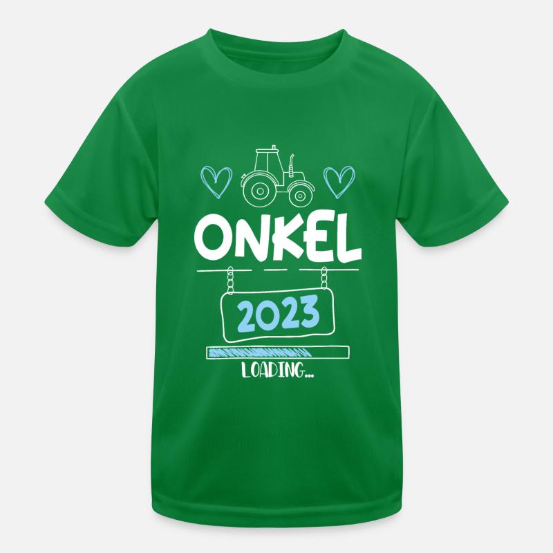 Onkel 2023 Loading Kinder Funktions-T-Shirt