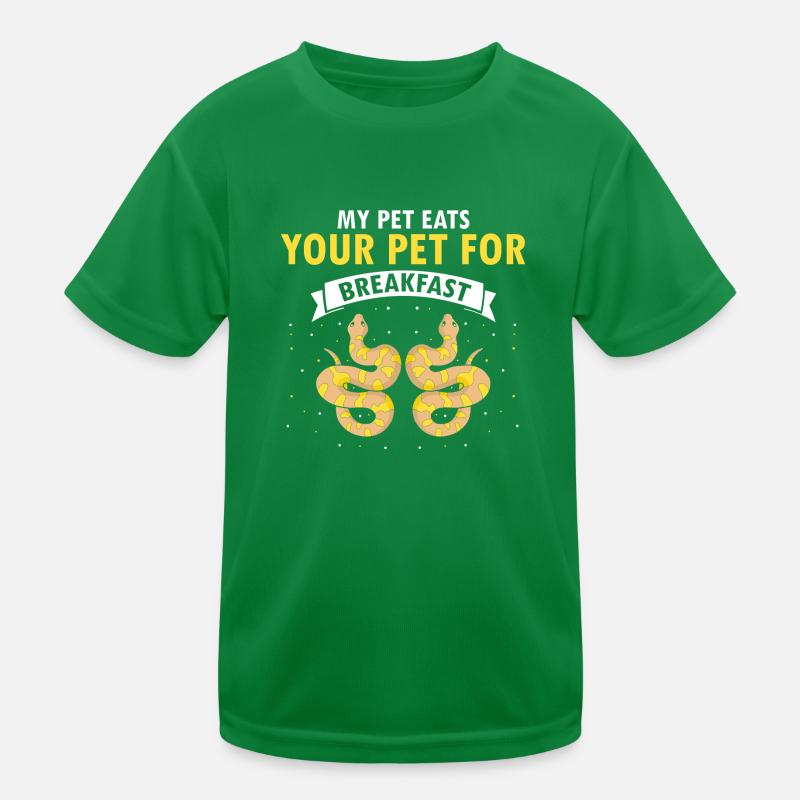 King python design pour les amateurs de serpents T-shirt sport Enfant
