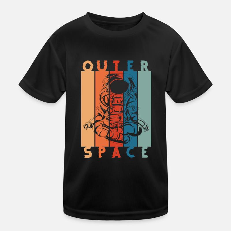 Space universe space travel solar system Kids Functional T-Shirt