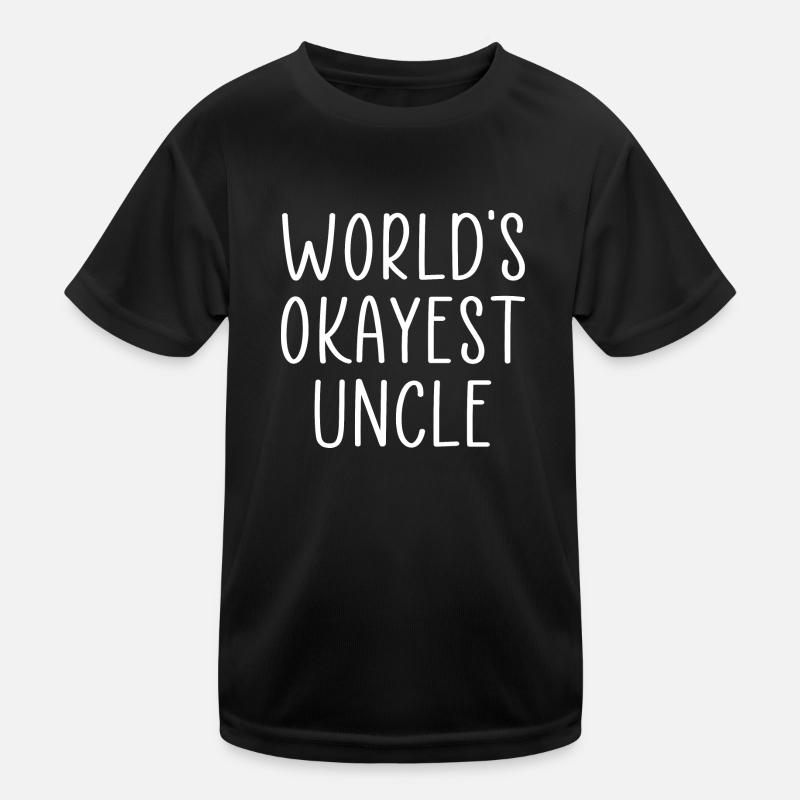 Onkel Zitat Kinder Funktions-T-Shirt