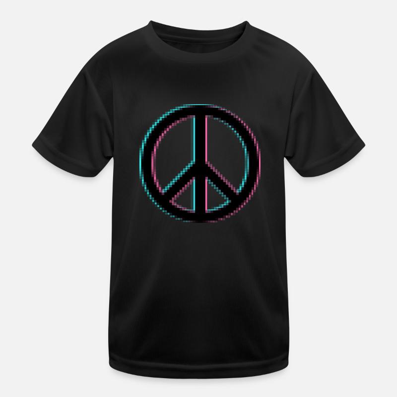 PEACE PIXEL Kinder Funktions-T-Shirt