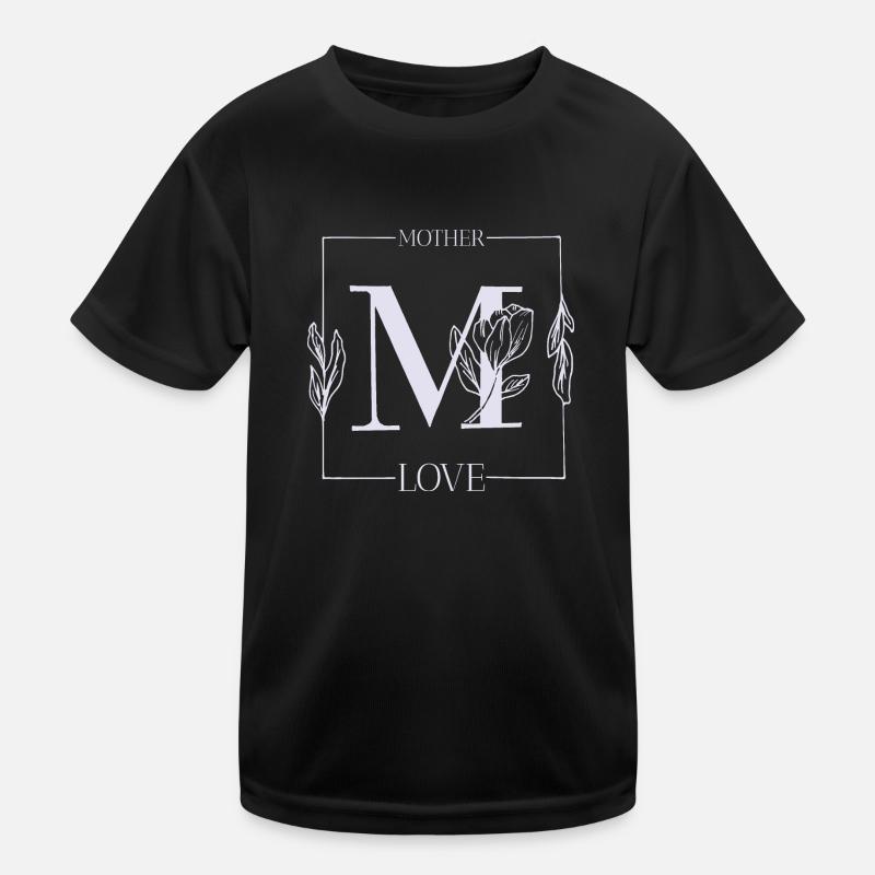 Muttertag Shirt Mutterliebe Danke Sagen Blumen Kinder Funktions-T-Shirt