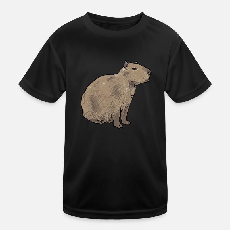 Capybara rodent Kids Functional T-Shirt