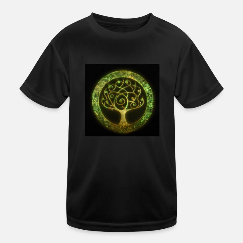 Keltischer Baum des Lebens Kinder Funktions-T-Shirt
