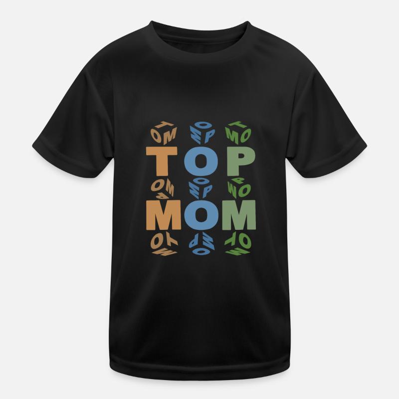 TOP-MAMA-TOP-MOM Kinder Funktions-T-Shirt