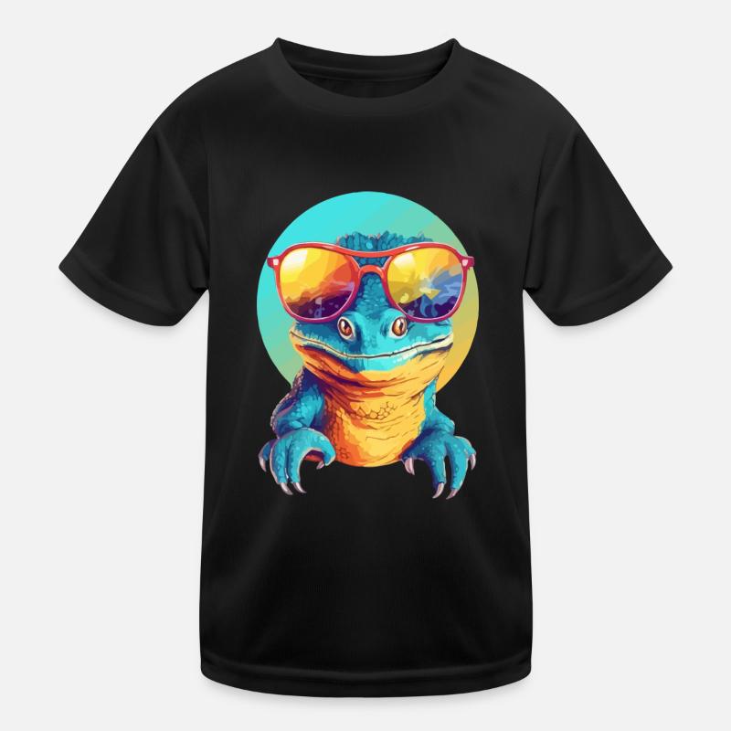 Mali die Eidechse Kinder Funktions-T-Shirt