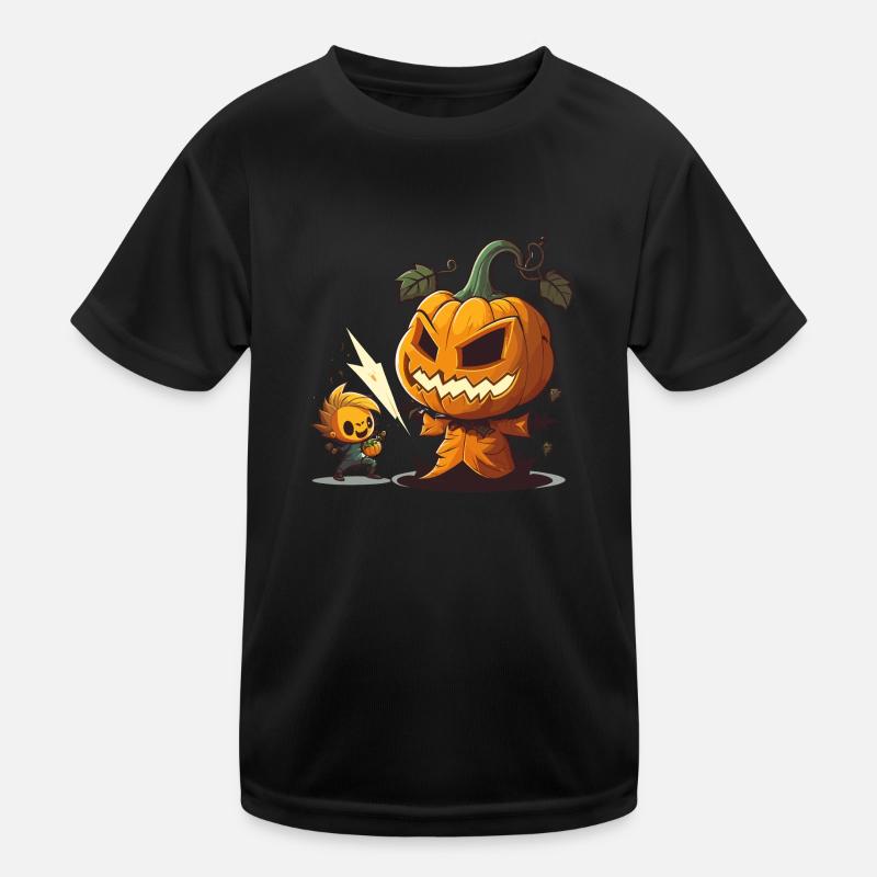 Sculpture de citrouille Pro T-shirt sport Enfant