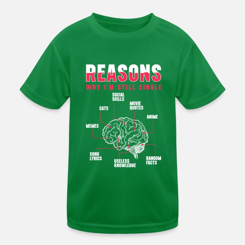 Relation Seule Bachelorette Single T-shirt sport Enfant