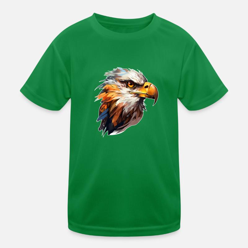 Greifvogel Kinder Funktions-T-Shirt