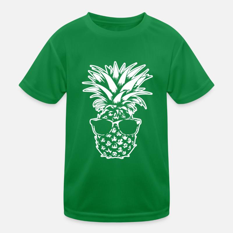 Ananas Kinder Funktions-T-Shirt