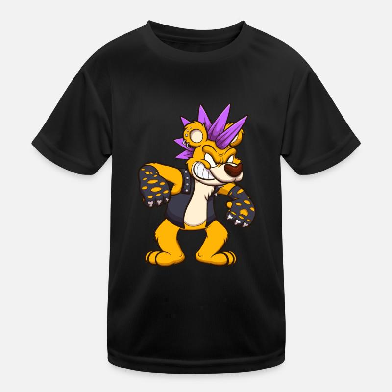 Ours punk T-shirt sport Enfant