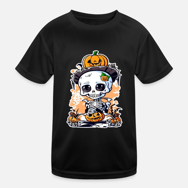 Halloween Knut Kinder Funktions-T-Shirt
