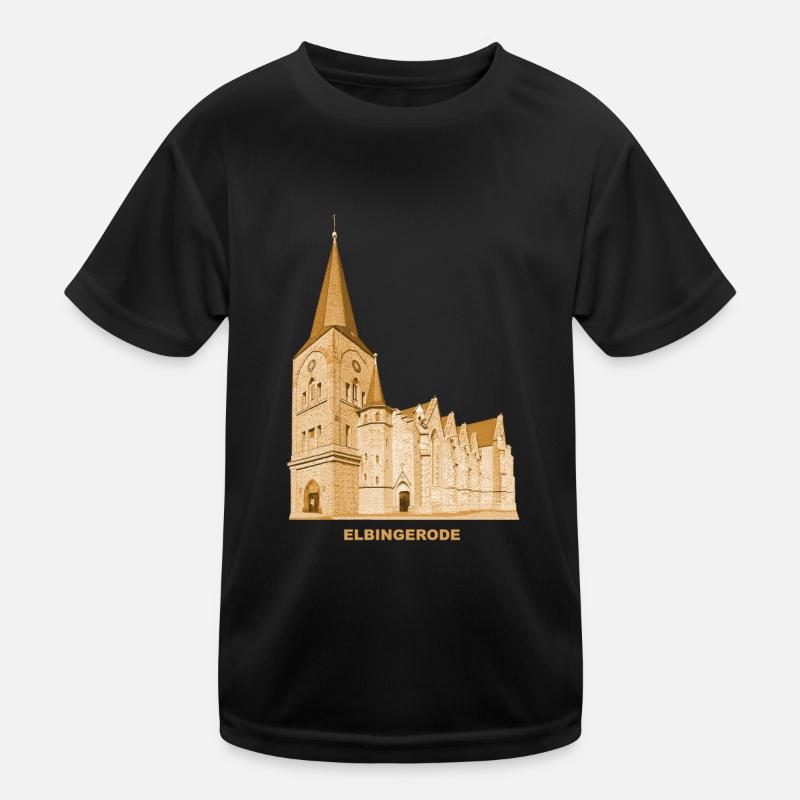 Elbingerode Kirche Harz Oberharz Sachsen-Anhalt Kinder Funktions-T-Shirt
