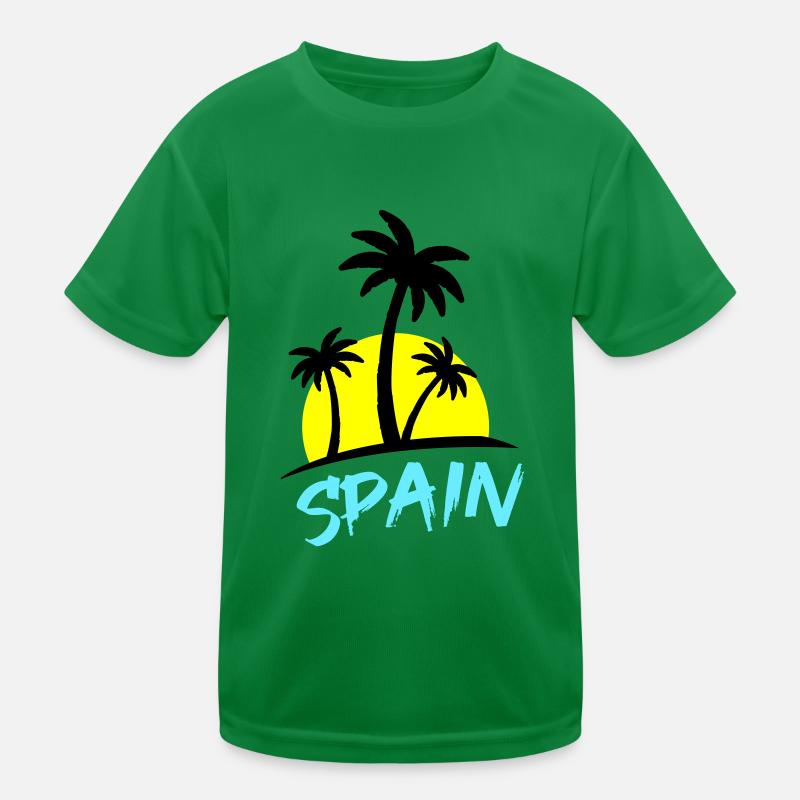 Spain Kids Functional T-Shirt