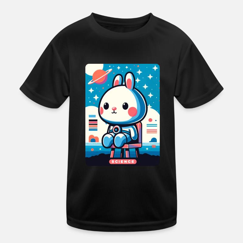 Space Explorer Bunny Kids Functional T-Shirt
