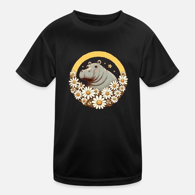 Hippo Daisy Kids Functional T-Shirt