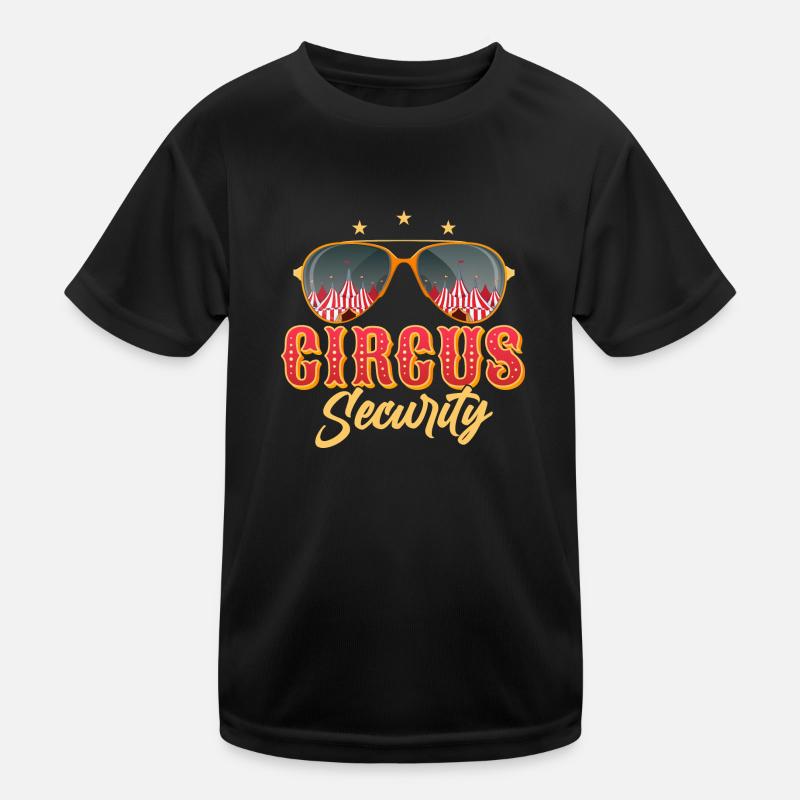 Circus Security Costume Theme Party Acts Kids Functional T-Shirt