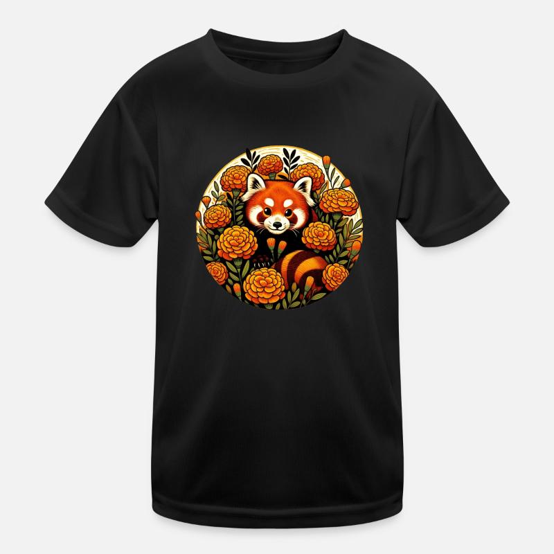 Red Panda Kids Functional T-Shirt