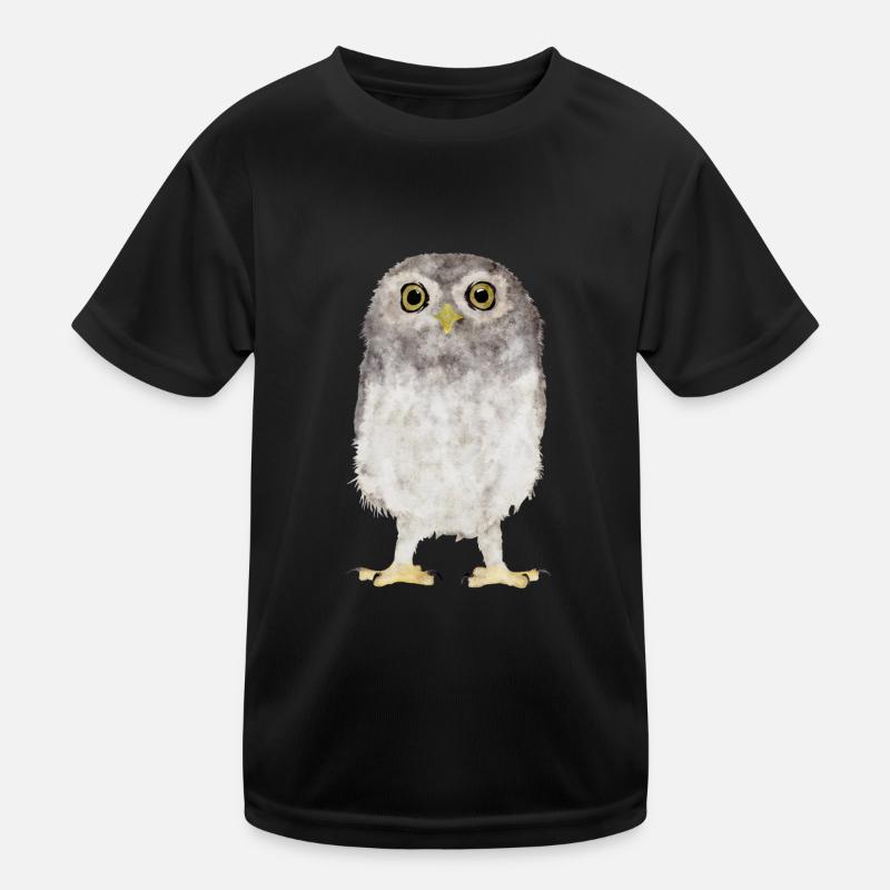 Eule Kinder Funktions-T-Shirt