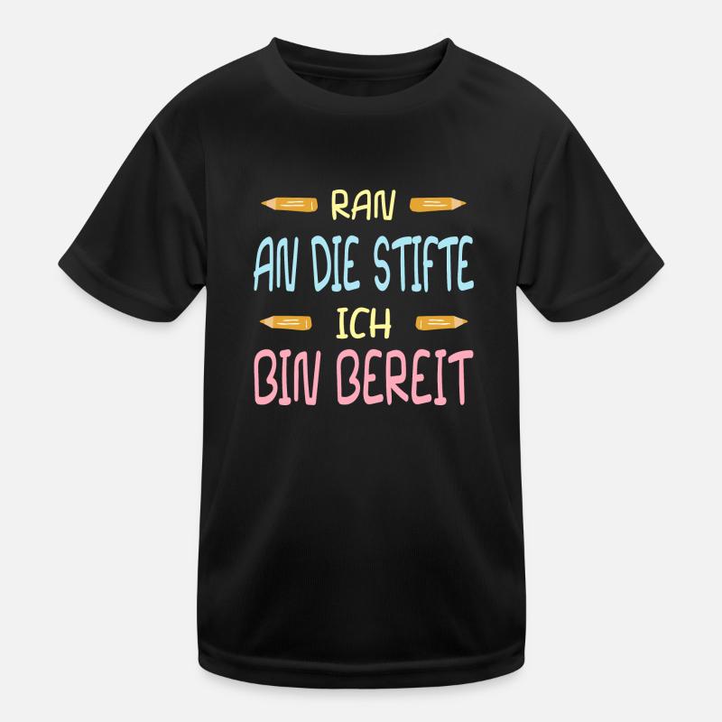 Ran an die stifte Kinder Funktions-T-Shirt