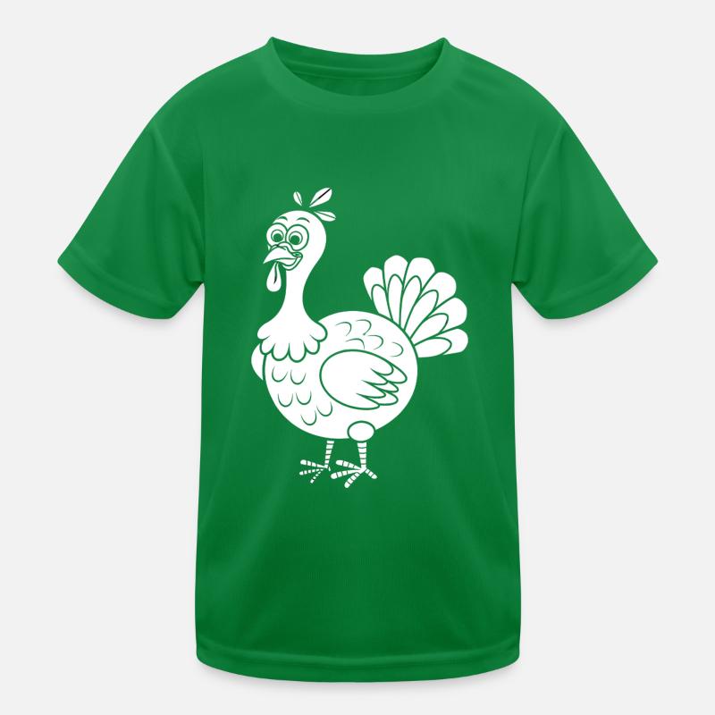 dinde T-shirt sport Enfant