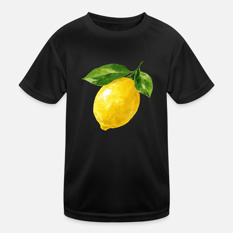 citron jaune T-shirt sport Enfant