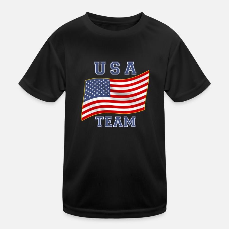 Team USA Kinder Funktions-T-Shirt
