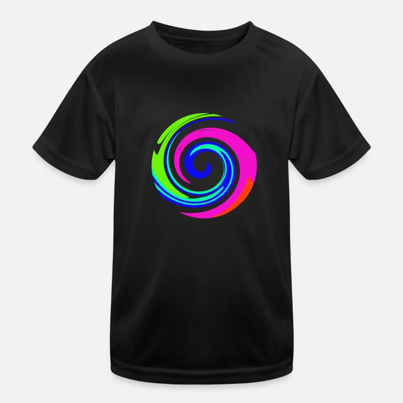 tourbillon vague T-shirt sport Enfant