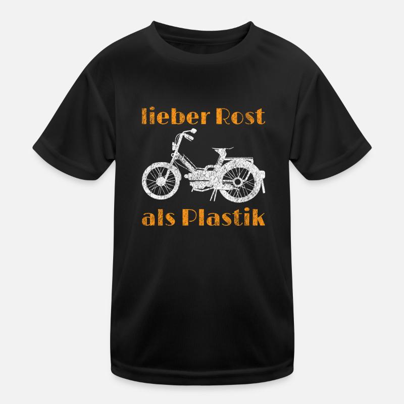 Moped 50ccm Kinder Funktions-T-Shirt