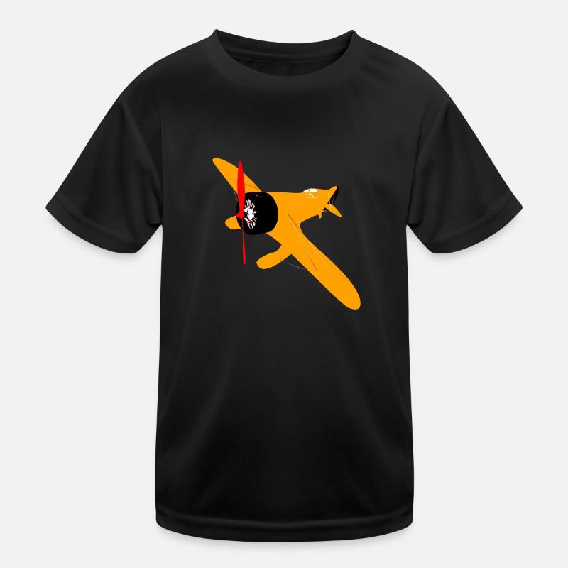 Single-engine propeller aircraft Kids Functional T-Shirt