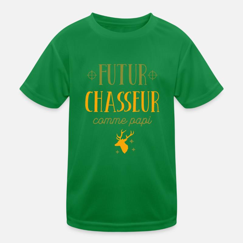 futur chasseur comme papy T-shirt sport Enfant
