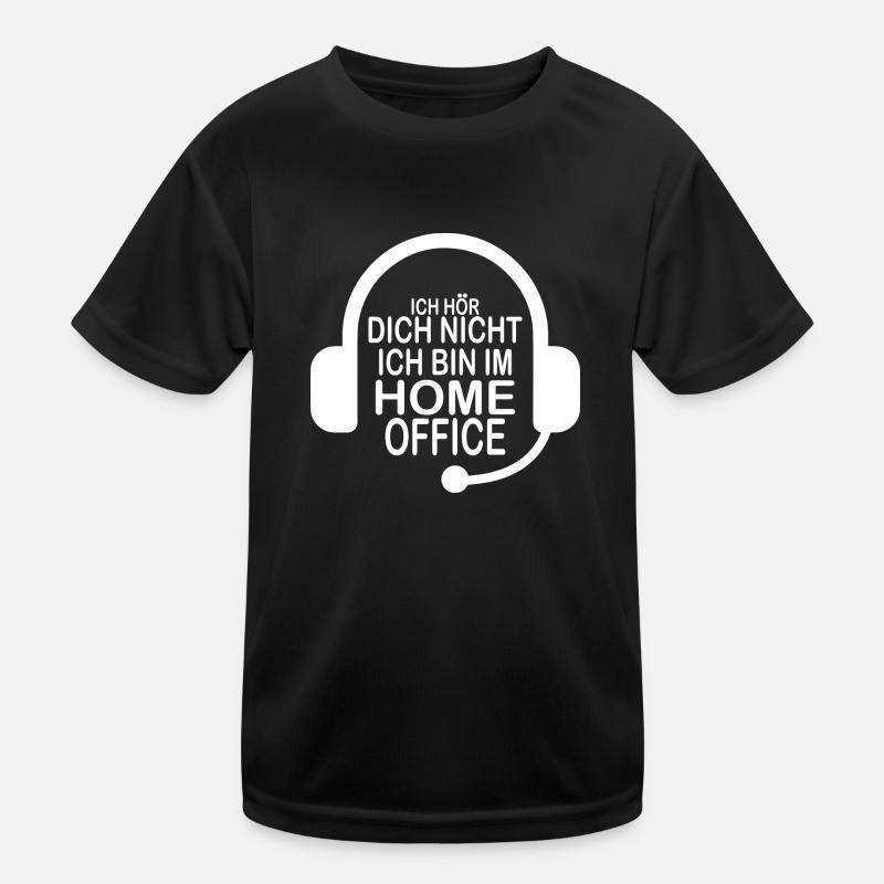 Home Office Work Kinder Funktions-T-Shirt