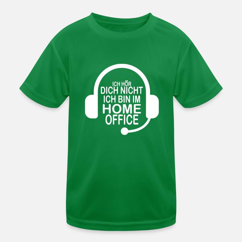 Home Office Work Kinder Funktions-T-Shirt