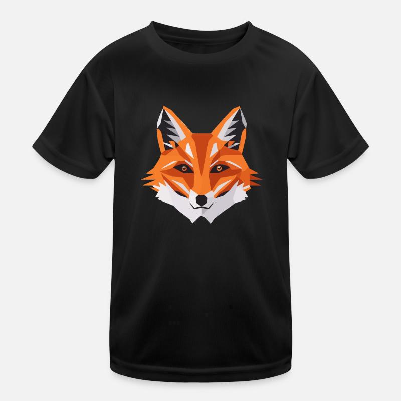 Fuchs Polygon Geometric Kids Functional T-Shirt