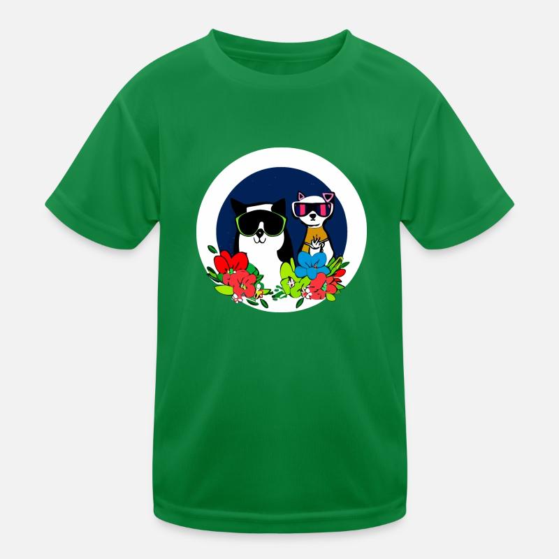 Meilleurs amis des chats T-shirt sport Enfant
