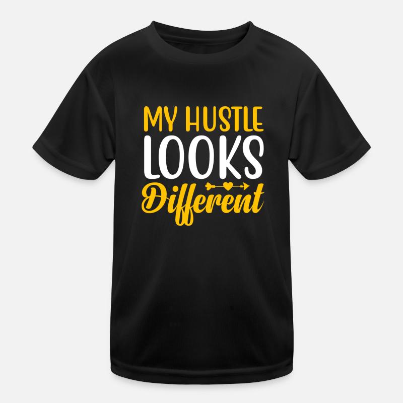 My Hustle a l’air différent T-shirt sport Enfant