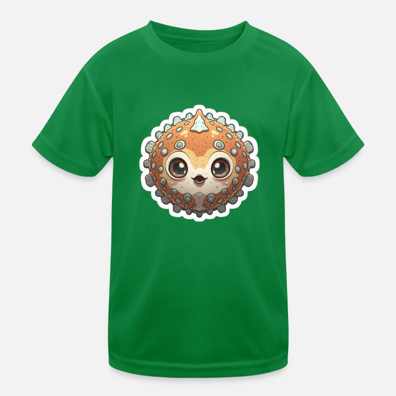 Pufferfish Lover Kids Functional T-Shirt
