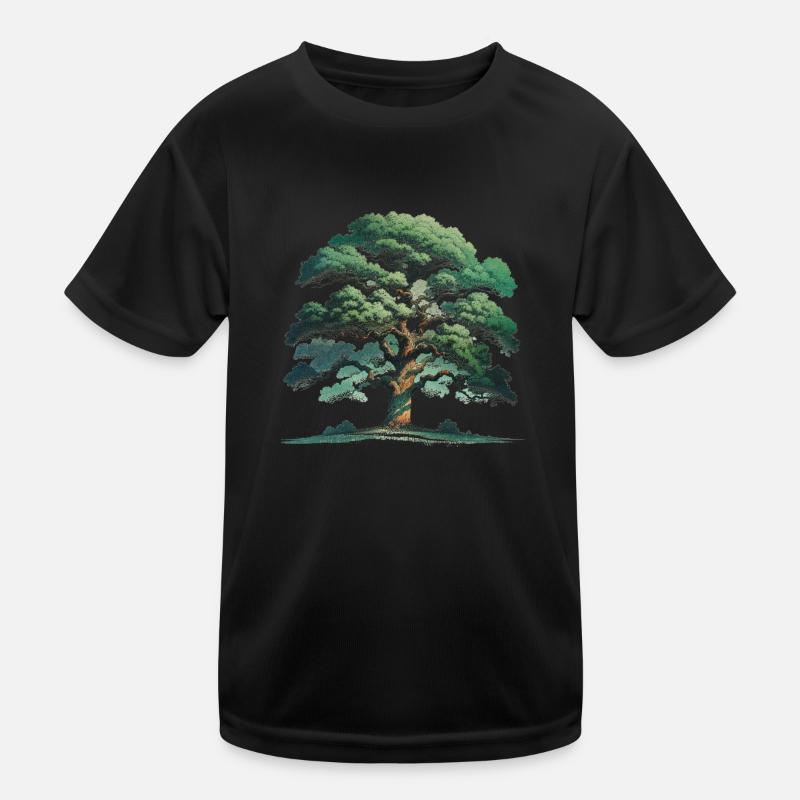 Baum-Umarmer Kinder Funktions-T-Shirt