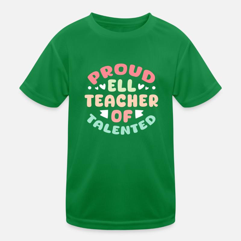 Fier professeur d’anglais anglais talentueux T-shirt sport Enfant