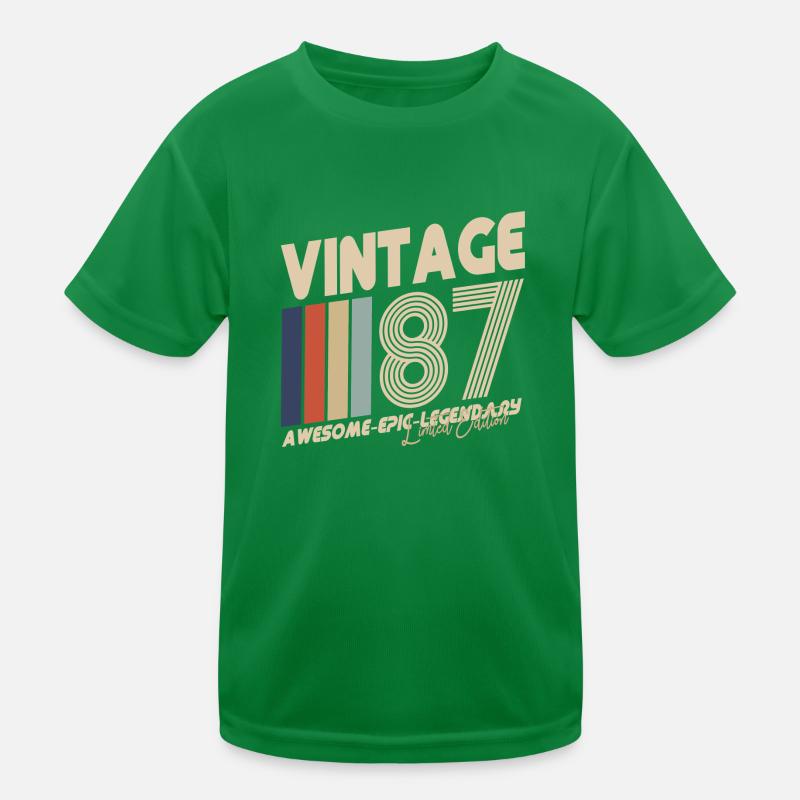 1987 Kinder Funktions-T-Shirt
